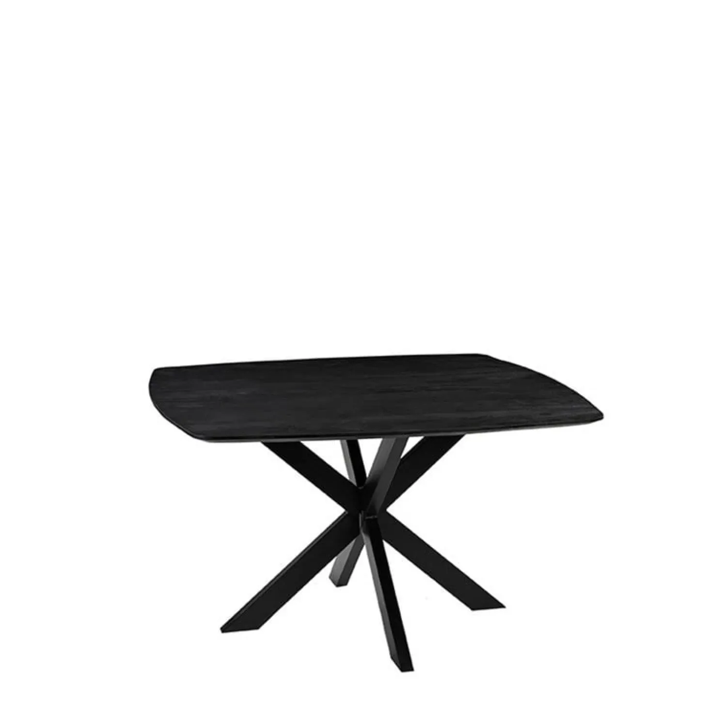 Label51 Eettafels|Eettafel Blake Zwart Mangohout 140cm