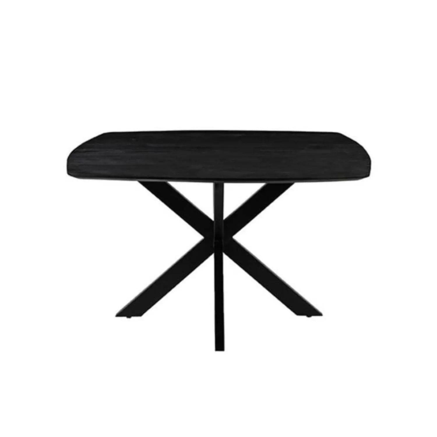 Label51 Eettafels|Eettafel Blake Zwart Mangohout 140cm