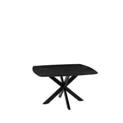 Label51 Eettafels|Eettafel Blake Zwart Mangohout 140cm