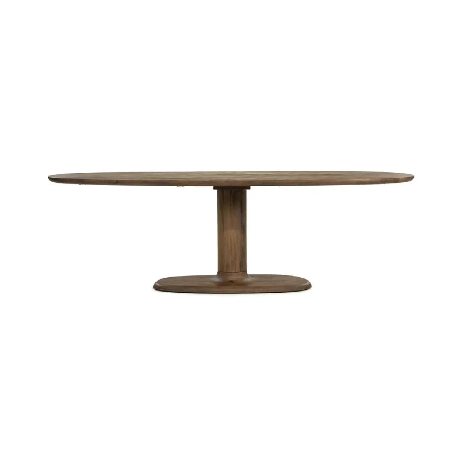 Eleonora Eettafels|Eettafel Coco ovaal Lichtbruin mangohout 240cm