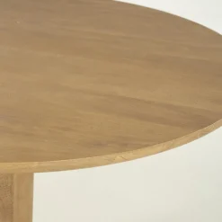 Eleonora Eettafels|Eettafel Coco rond Naturel mangohout 130cm