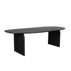 Label51 Eettafels|Eettafel Cooper Zwart Mangohout 250cm