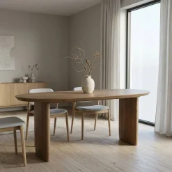 Eleonora Eettafels|Eettafel Dex bruin eikenhout 250cm