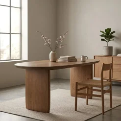 Eleonora Eettafels|Eettafel Dex bruin eikenhout 300cm