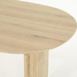 Eleonora Eettafels|Eettafel Dex naturel eikenhout 180cm
