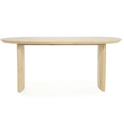 Eleonora Eettafels|Eettafel Dex naturel eikenhout 180cm