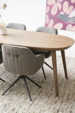 Eleonora Eettafels|Eettafel Elijah Bruin 260cm