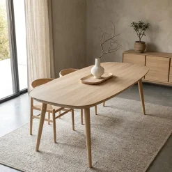 Eleonora Eettafels|Eettafel Elijah Naturel 260cm