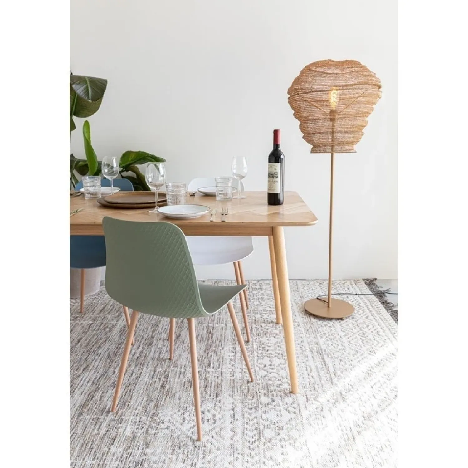 NORI Living Eettafels|Eettafel Fabio Eikenhout 160cm