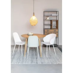 NORI Living Eettafels|Eettafel Fabio Rond Eikenhout 100cm