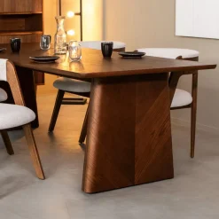 Label51 Eettafels|Eettafel Jule Bruin Eikenhout 210cm