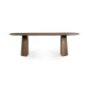 Eleonora Eettafels|Eettafel Lune ovaal lichtbruin 240cm