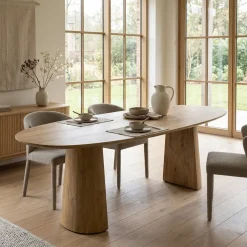 Eleonora Eettafels|Eettafel Lune ovaal naturel 240cm