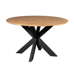 Furndea Eettafels|Eettafel Martin rond Naturel 110cm