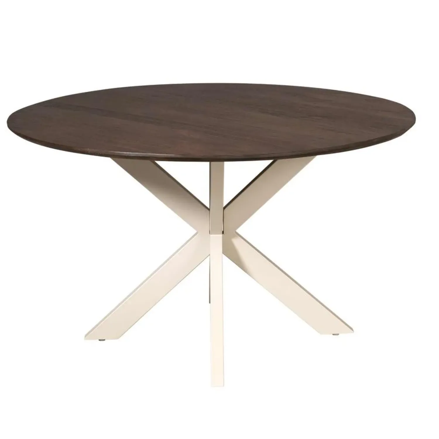 Furndea Eettafels|Eettafel Martin rond Walnoot Zand poot 130cm
