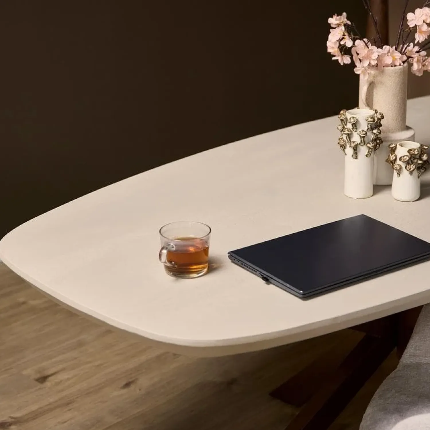 Furndea Eettafels|Eettafel Martin Zand Deens Ovaal 280x100cm (SHOWROOMMODEL)