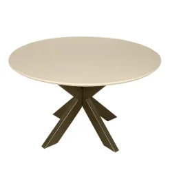 Furndea Eettafels|Eettafel Martin Zand Rond 130 cm