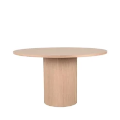 Label51 Eettafels|Eettafel Oliva Naturel Eikenhout rond 130cm
