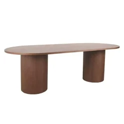 Label51 Eettafels|Eettafel Oliva walnoot Eikenhout ovaal 240cm