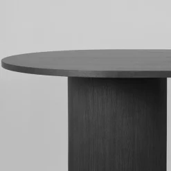 Label51 Eettafels|Eettafel Oliva Zwart Eikenhout ovaal 240cm