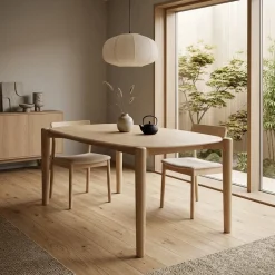 Eleonora Eettafels|Eettafel Selbu eikenhout 160cm