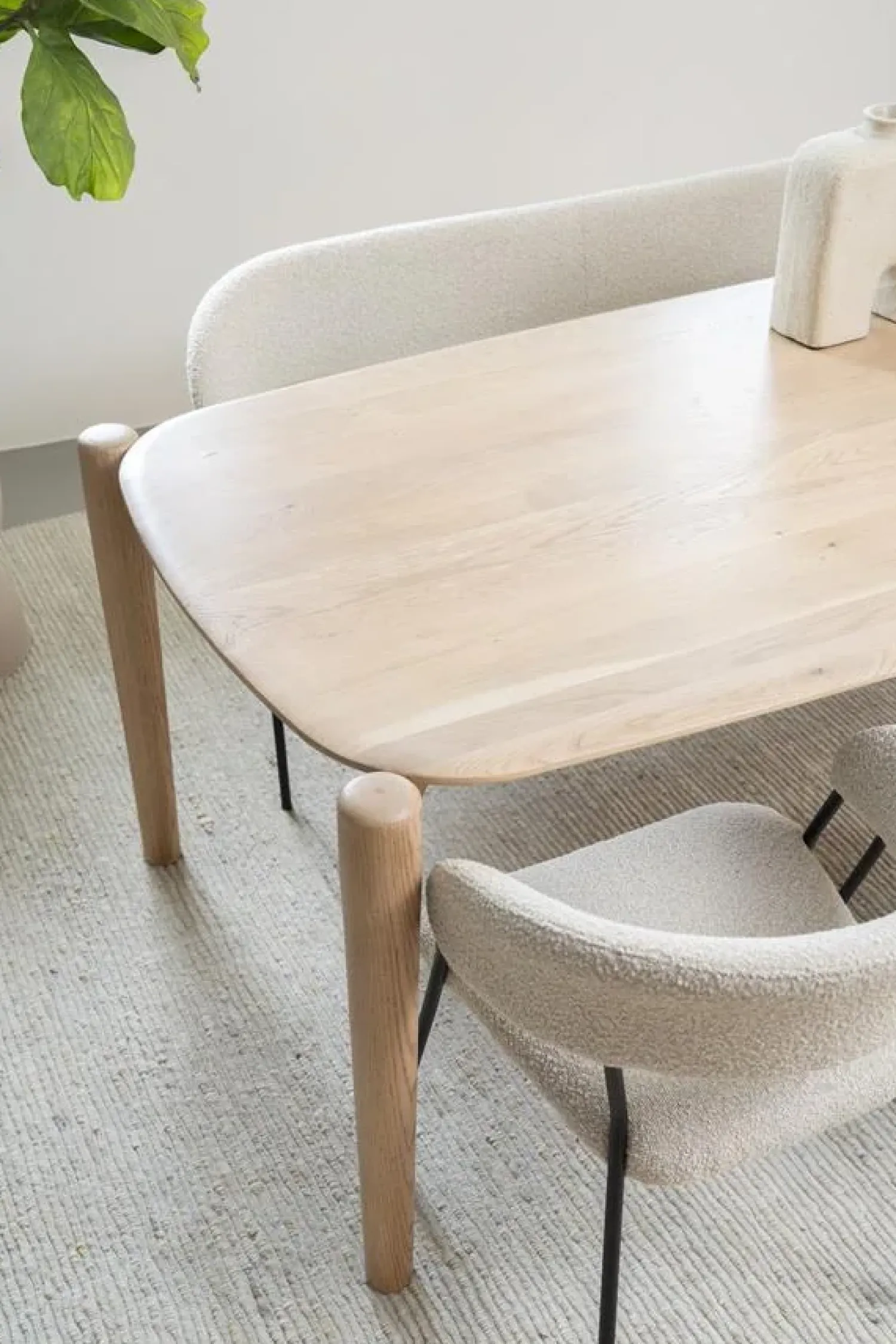 Eleonora Eettafels|Eettafel Selbu eikenhout 160cm