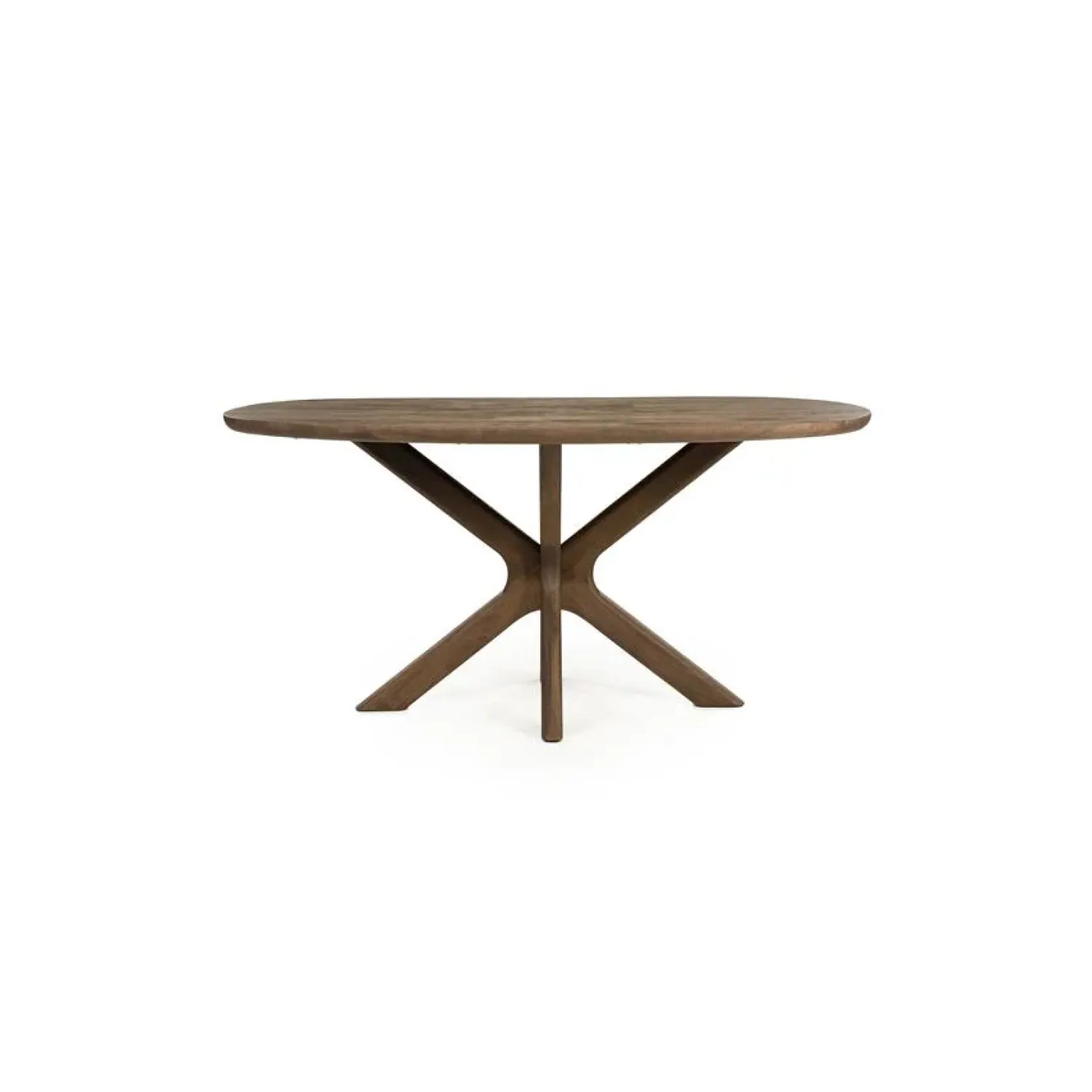 Eleonora Eettafels|Eettafel Tycho ovaal Lichtbruin mangohout 160cm