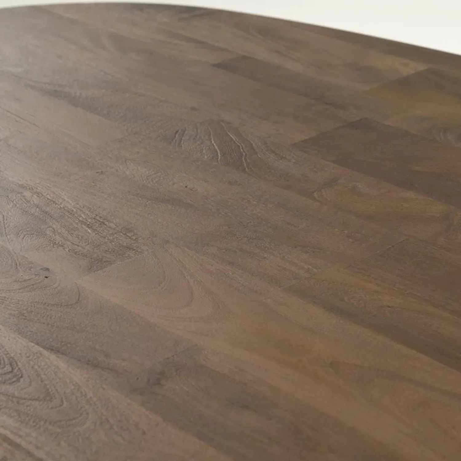 Eleonora Eettafels|Eettafel Tycho ovaal Lichtbruin mangohout 160cm