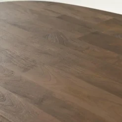 Eleonora Eettafels|Eettafel Tycho ovaal Lichtbruin mangohout 210cm