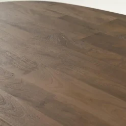 Eleonora Eettafels|Eettafel Tycho ovaal Lichtbruin mangohout 260cm