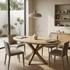 Eleonora Eettafels|Eettafel Tycho ovaal Naturel mangohout 160cm