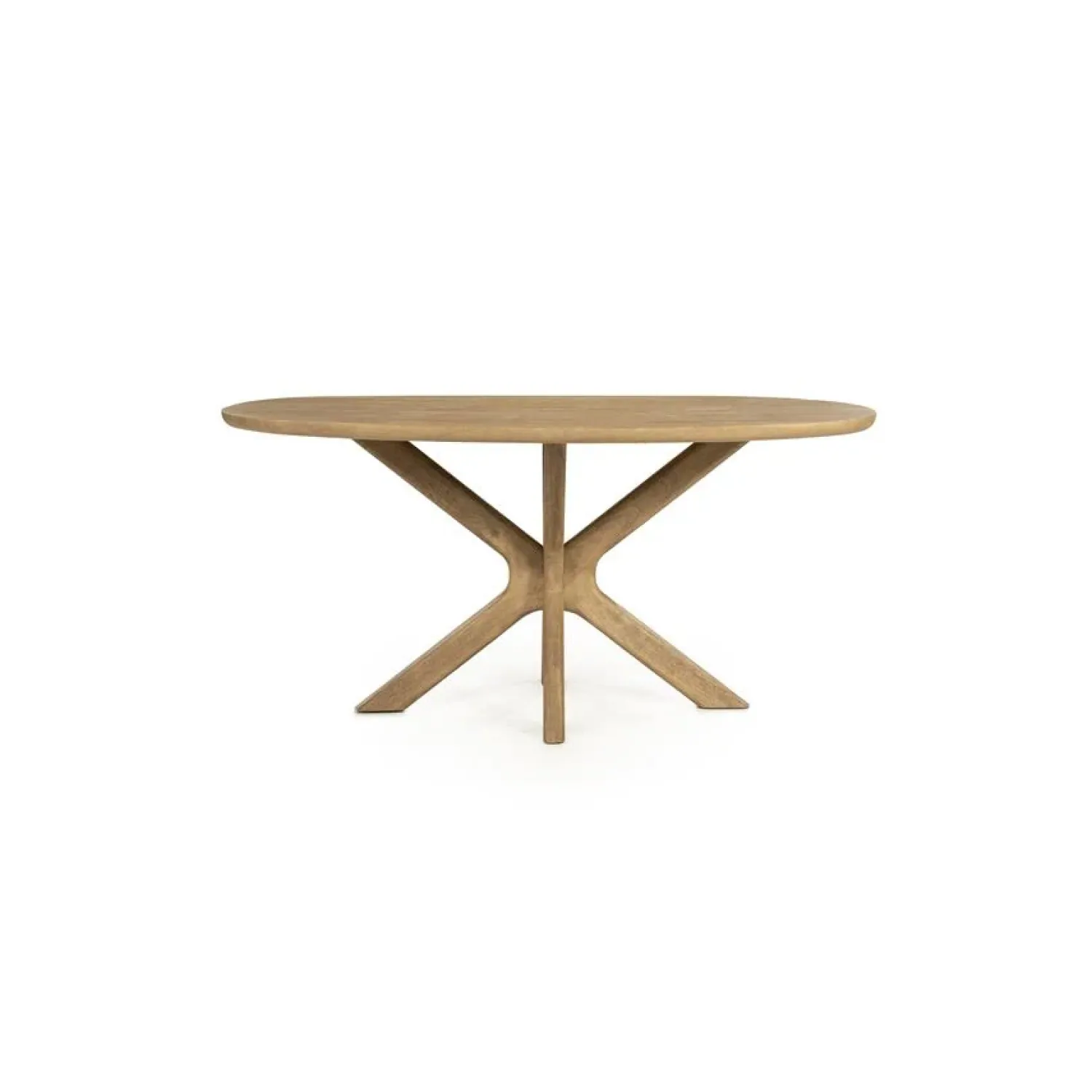 Eleonora Eettafels|Eettafel Tycho ovaal Naturel mangohout 160cm
