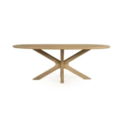 Eleonora Eettafels|Eettafel Tycho ovaal Naturel mangohout 210cm
