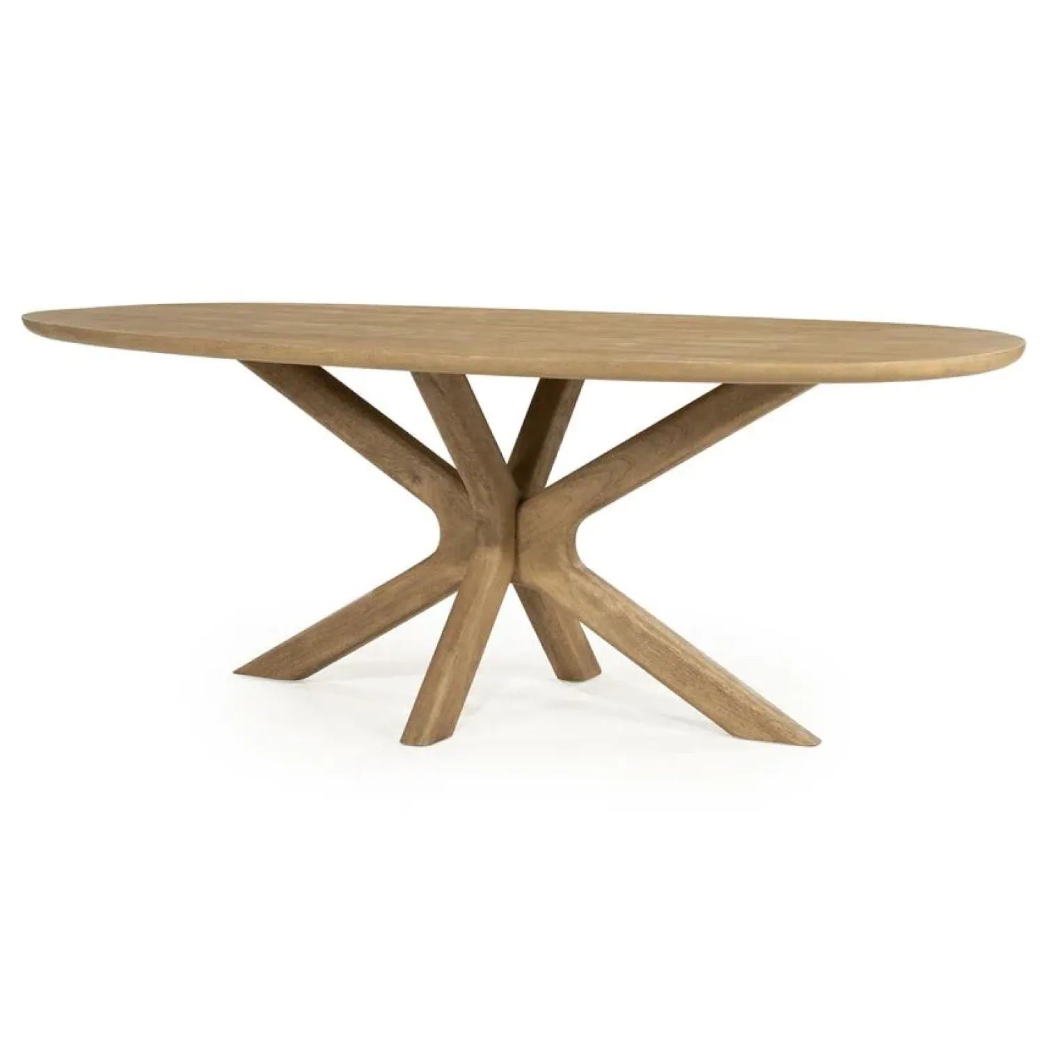 Eleonora Eettafels|Eettafel Tycho ovaal Naturel mangohout 210cm