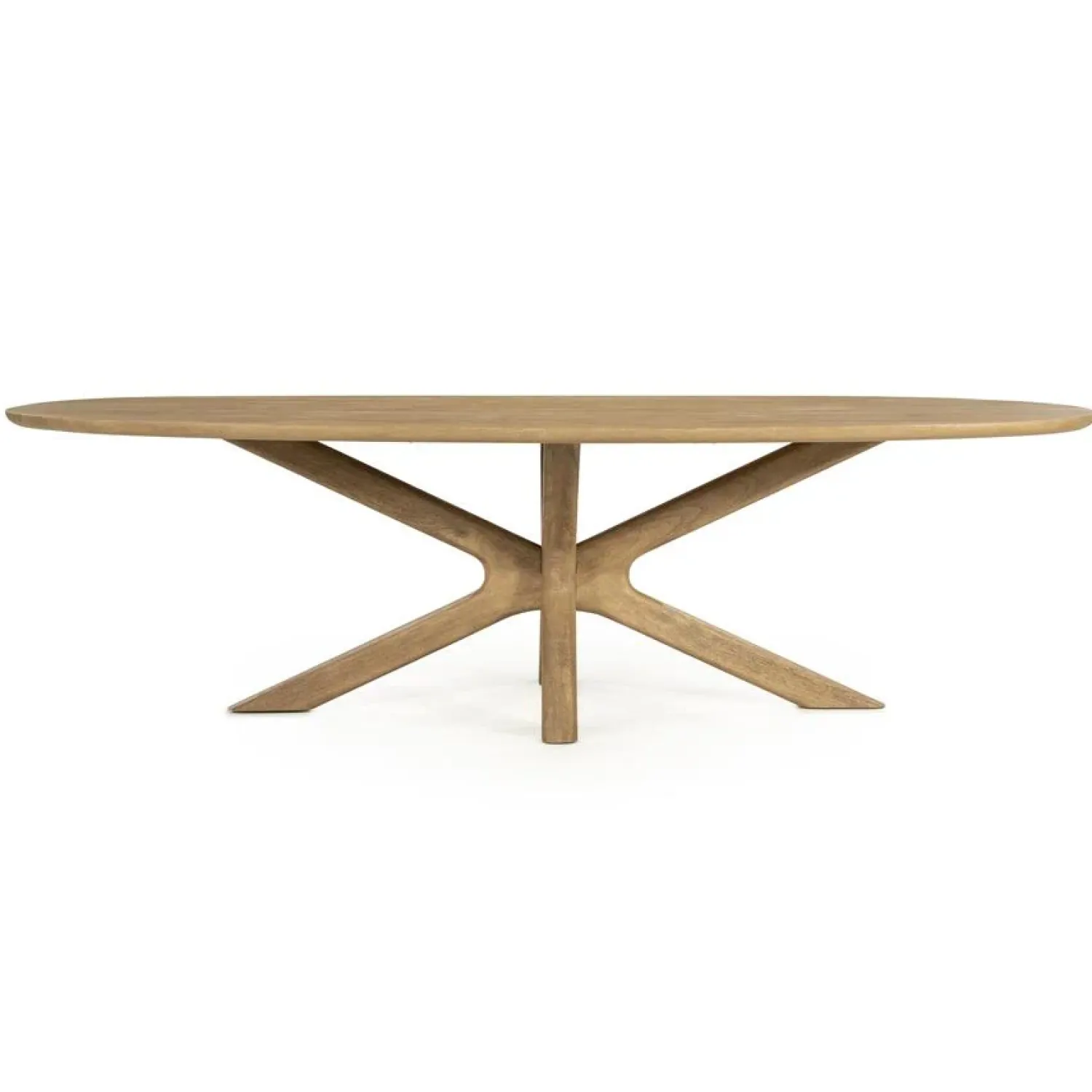 Eleonora Eettafels|Eettafel Tycho ovaal Naturel mangohout 260cm