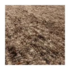 WOOOD Vloerkleden|Efia Vloerkleed wol bruin melange 170x240cm
