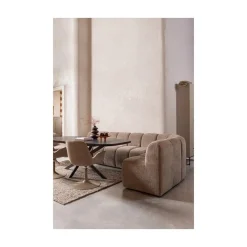 WOOOD Vloerkleden|Efia Vloerkleed wol bruin melange 170x240cm