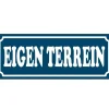 Cavetown Metalen Borden|Eigen Terrein - metalen bord