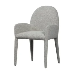 vtwonen Eetkamerstoelen|Elegance Eetkamerstoel met armleuning greige