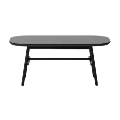vtwonen Salontafels|Elegance Salontafel mangohout/metaal zwart 100cm