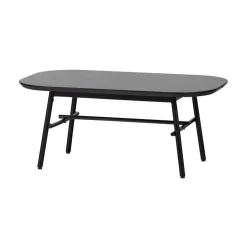 vtwonen Salontafels|Elegance Salontafel mangohout/metaal zwart 100cm
