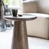 Eleonora Salontafels|Bijzettafels|bijzettafel Ron 46×49 bruin