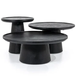 Eleonora Salontafels|Bijzettafels|bijzettafel Ron 46×49 zwart