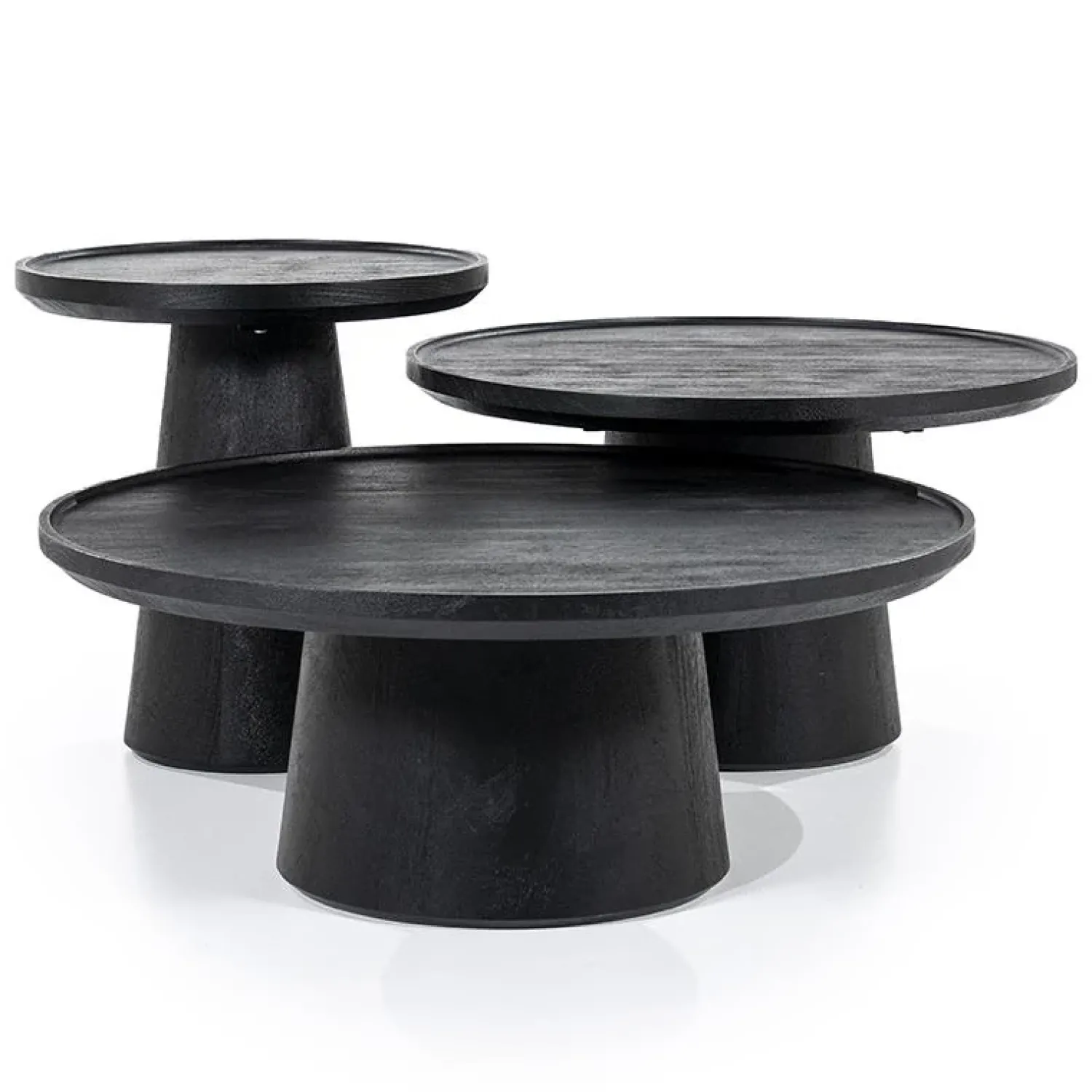 Eleonora Salontafels|Bijzettafels|bijzettafel Ron 46×49 zwart