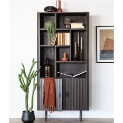 Eleonora Wandkasten|Vakkenkasten|boekenkast Remi 2-drs. 96cm bruin