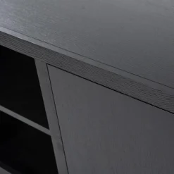 Eleonora Dressoirs|Industriele Kasten|dressoir Helsinki 200cm zwart