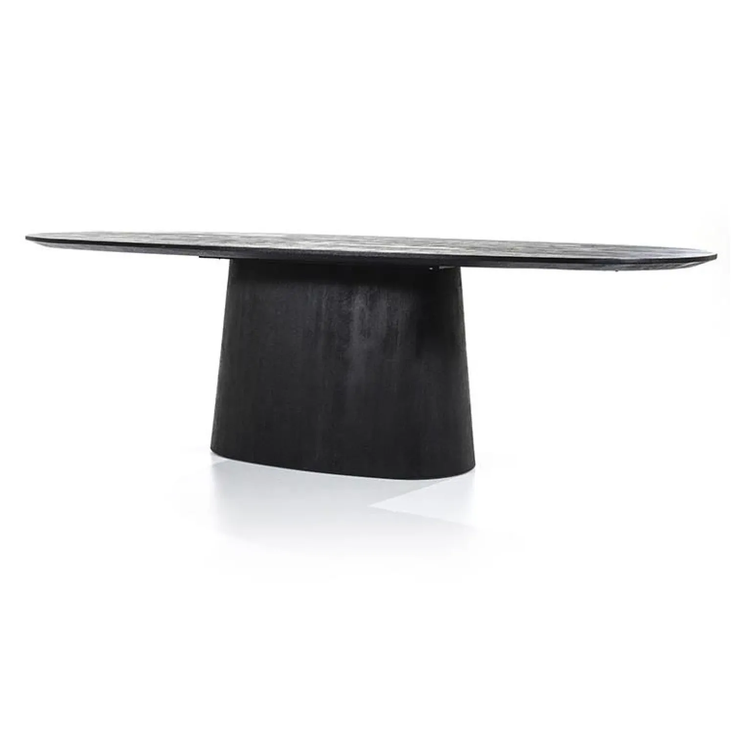 Eleonora Eettafels|eettafel Aron ovaal 200×110 zwart