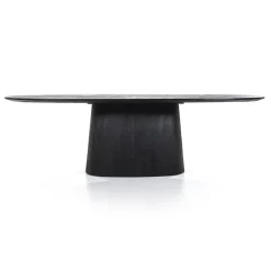 Eleonora Eettafels|eettafel Aron ovaal 250×110 zwart