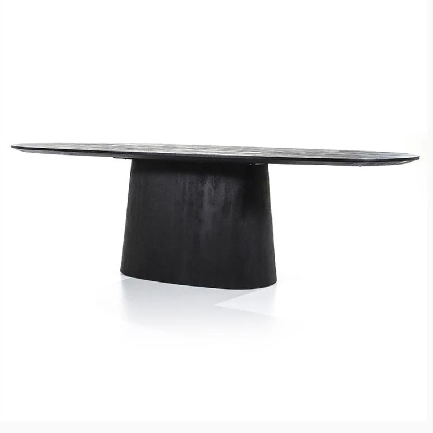 Eleonora Eettafels|eettafel Aron ovaal 300×110 zwart