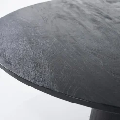 Eleonora Eettafels|eettafel Aron rond 130 zwart